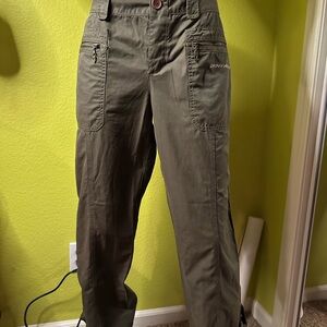 Dkny Active Dark Green Cargo Pants